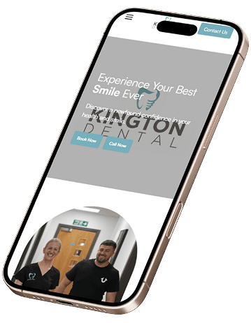 Kington Dental mobile website