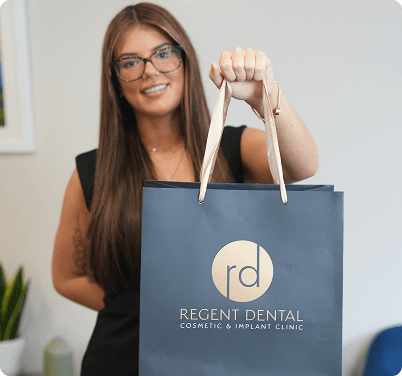 Regent Dental branded patient bag